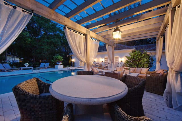 Pulizia tende sintetiche e teloni da esterno