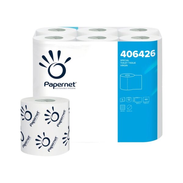 Carta igienica fascettata Papernet 406426 (x96 - x192)