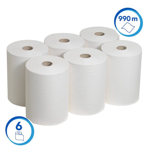 Asciugamani in rotolo carta biodegradabile Scott Slimroll 6657