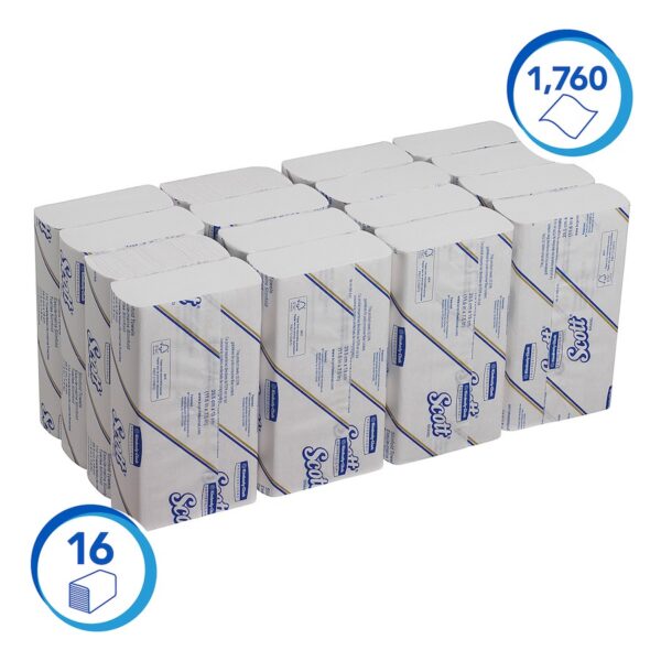 Asciugamani intercalati Slimfold Scott 5856