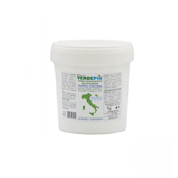 Crema detergente disincrostante ecologica Tutto Cucina Verdepiù (x12)