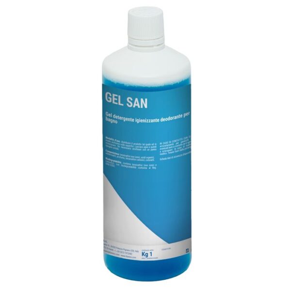 Detergente anticalcare sanificante deodorante servizi igienici Gel San