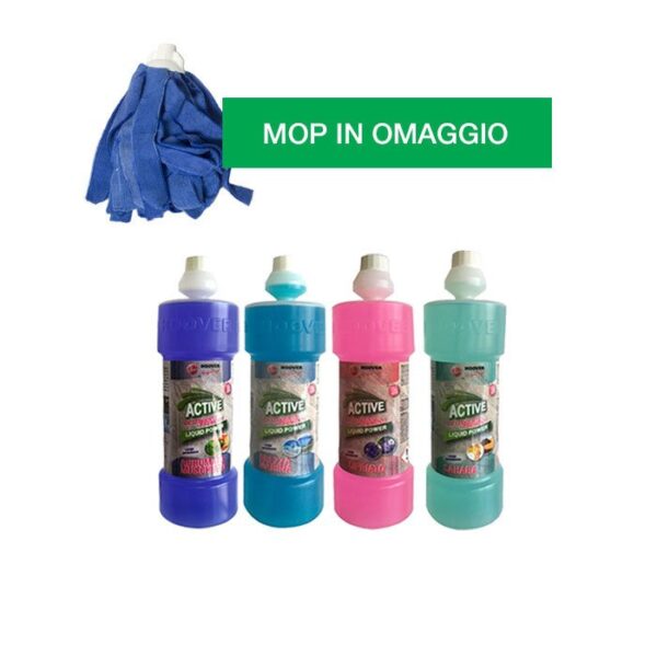 Kit Pavimenti: 4 Detergenti Active Hoover Professional