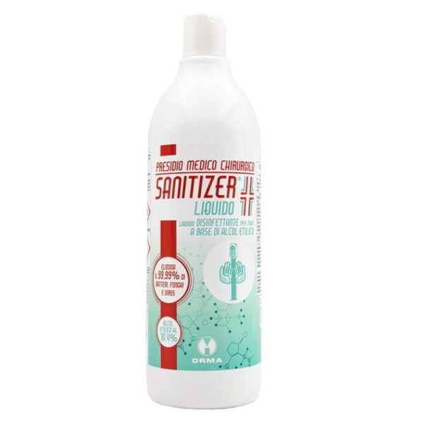 Disinfettante mani a base alcolica Sanitizer Liquido